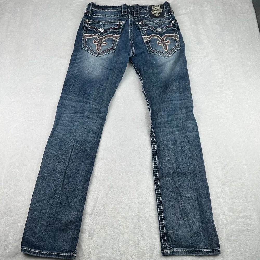 Mens Rock Revival Jeans 